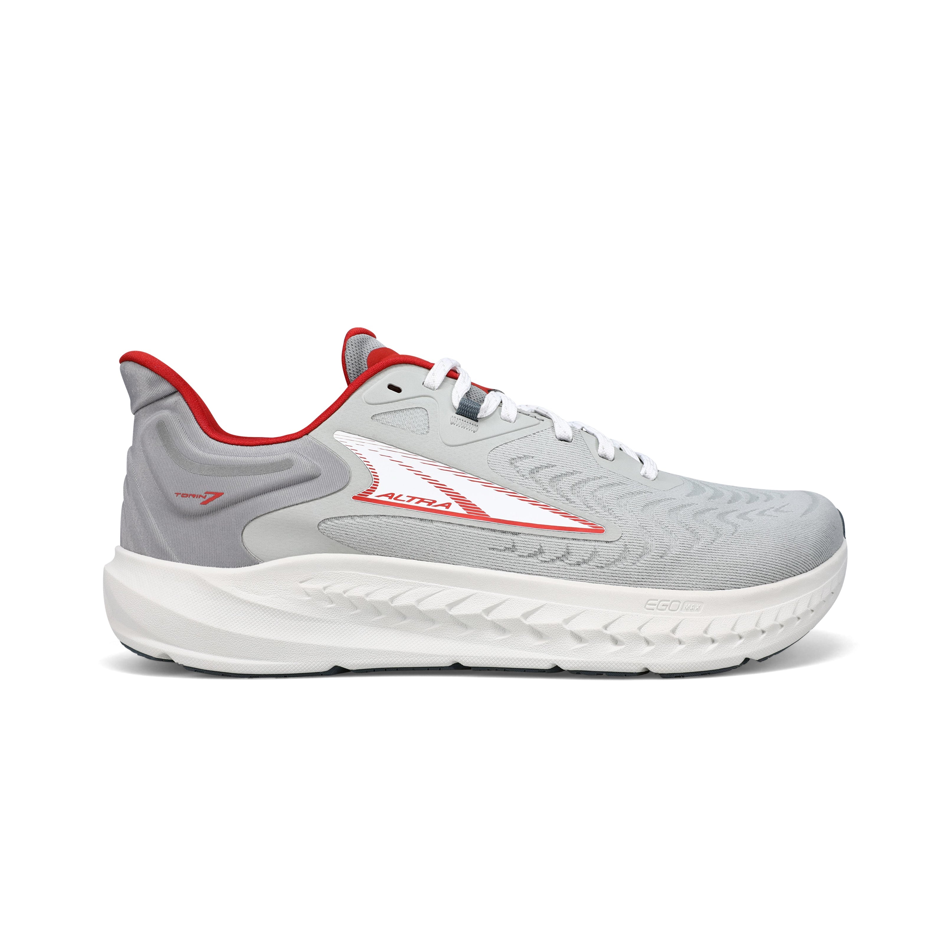 Men's Altra Torin 7, Gray/Red, 11.5 D Medium