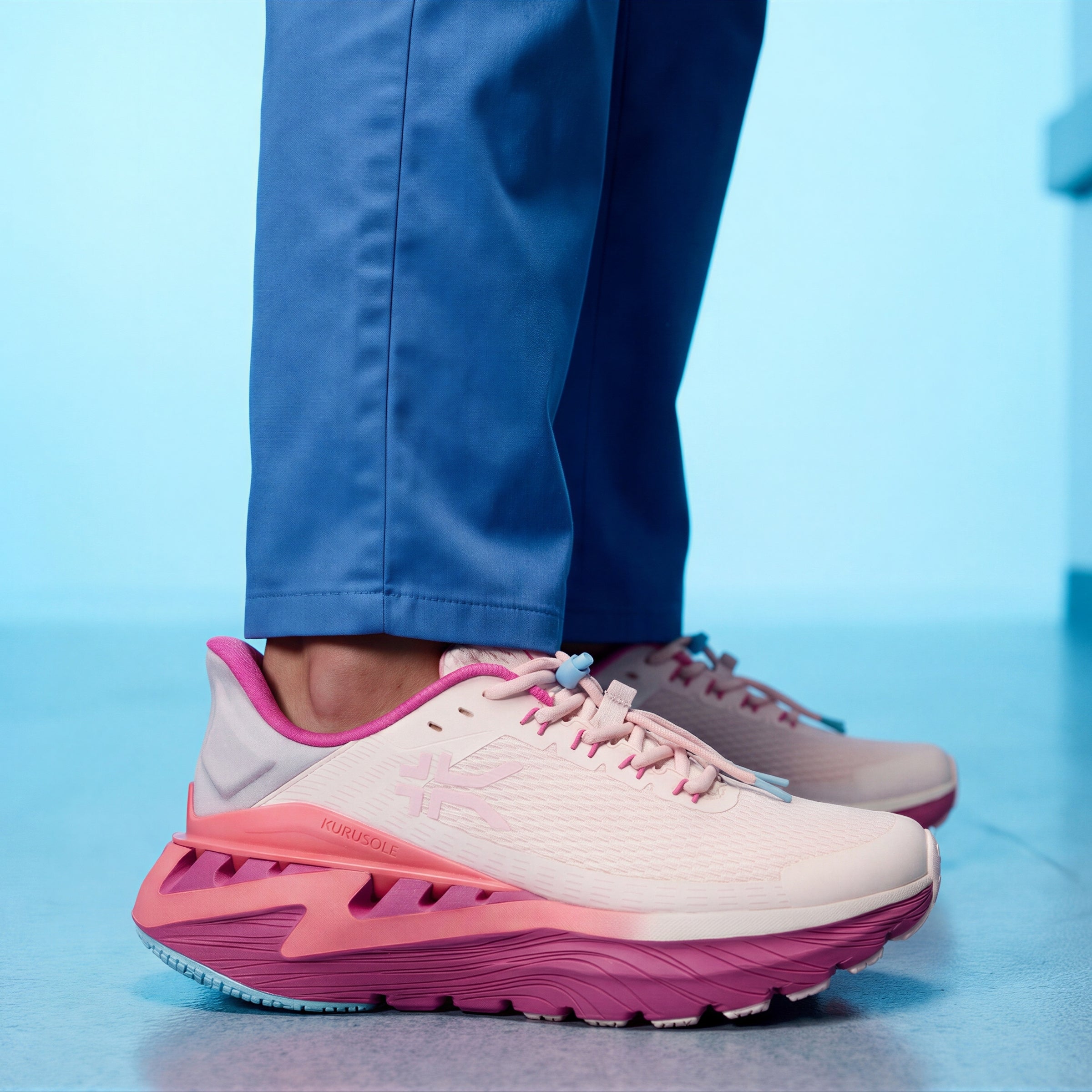 Unisex KURU CURA, Pearl/Fuchsia
