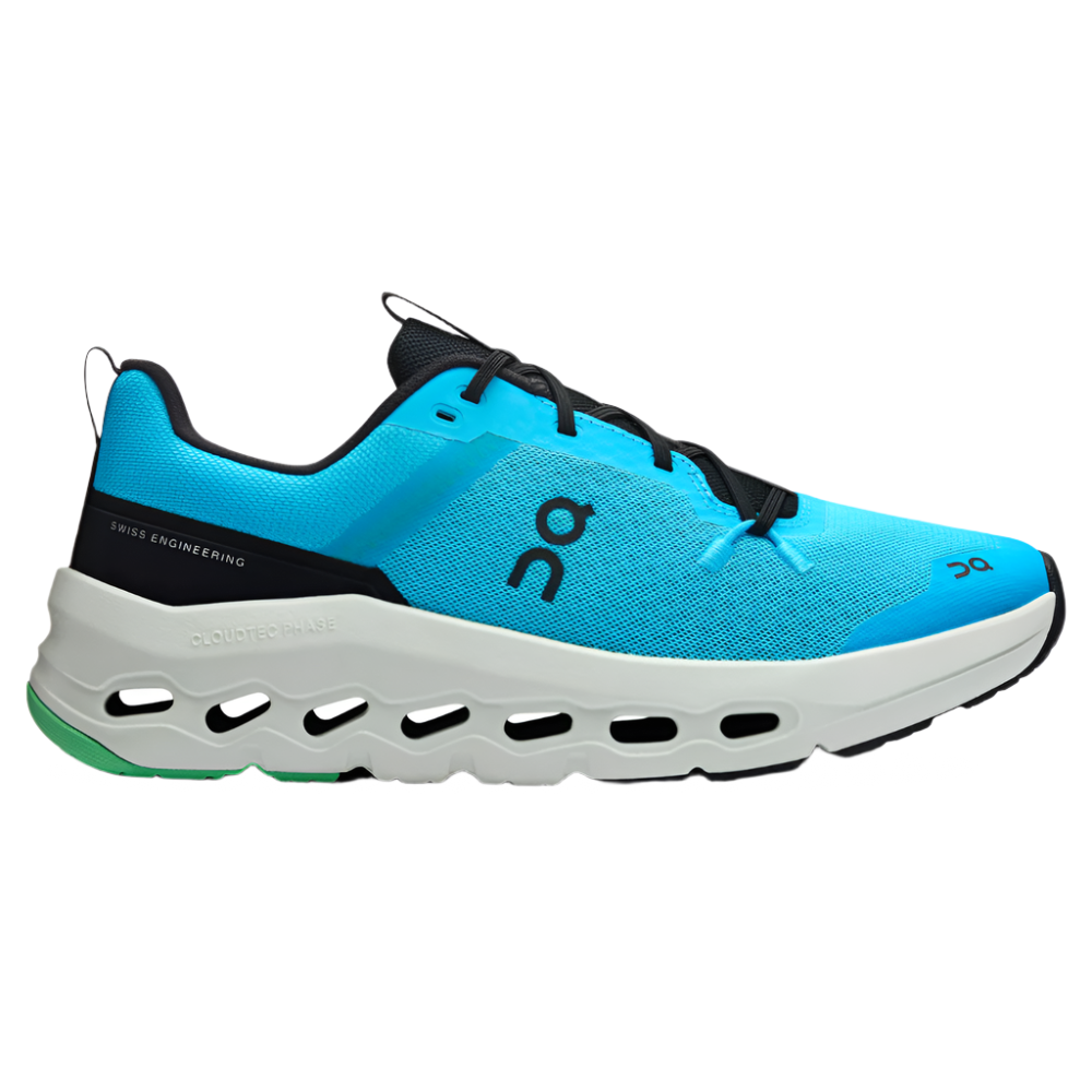 Side view on white background of Youth On shoe in Horizon/Mineral, Medium (Regular) width