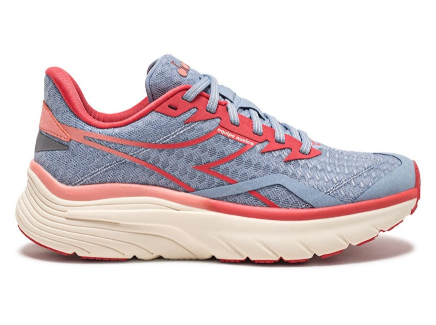 Women's Diadora Equipe Nucleo, Blue Fog/Cayenne, 10 B Medium