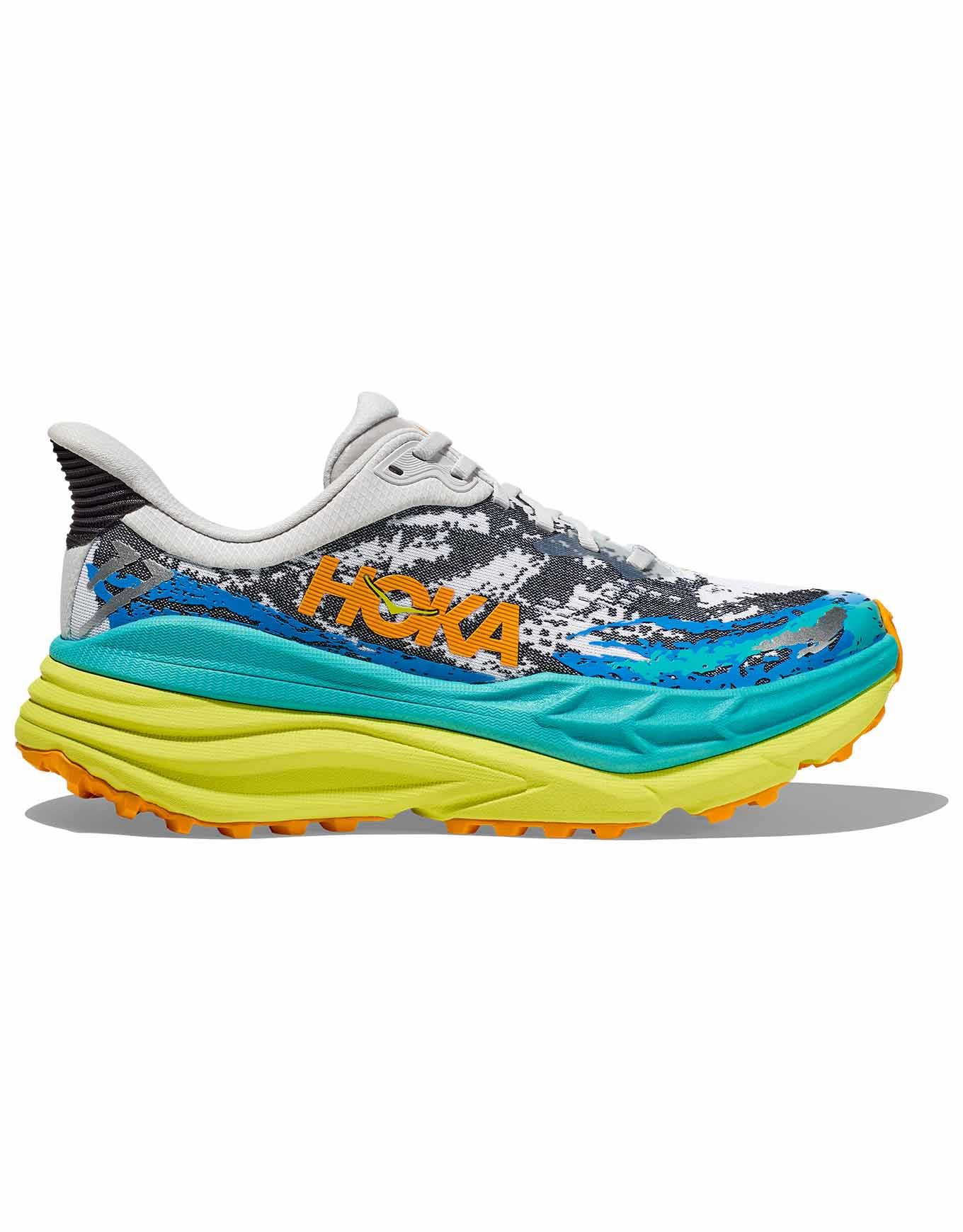 Men's Hoka Stinson ATR 7, White/Evening Primrose, 12.5 D Medium