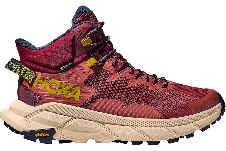 Men's Hoka Trail Code GTX, Hot Sauce/Shifting Sand, 10.5 D Medium