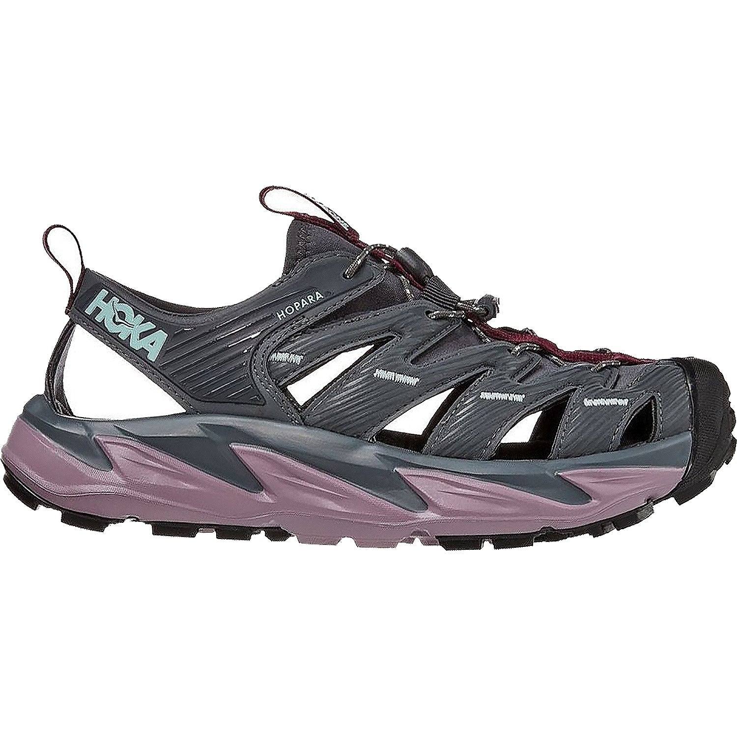 Women's Hoka Hopara, Castlerock/Elderberry , 9.5 B Medium