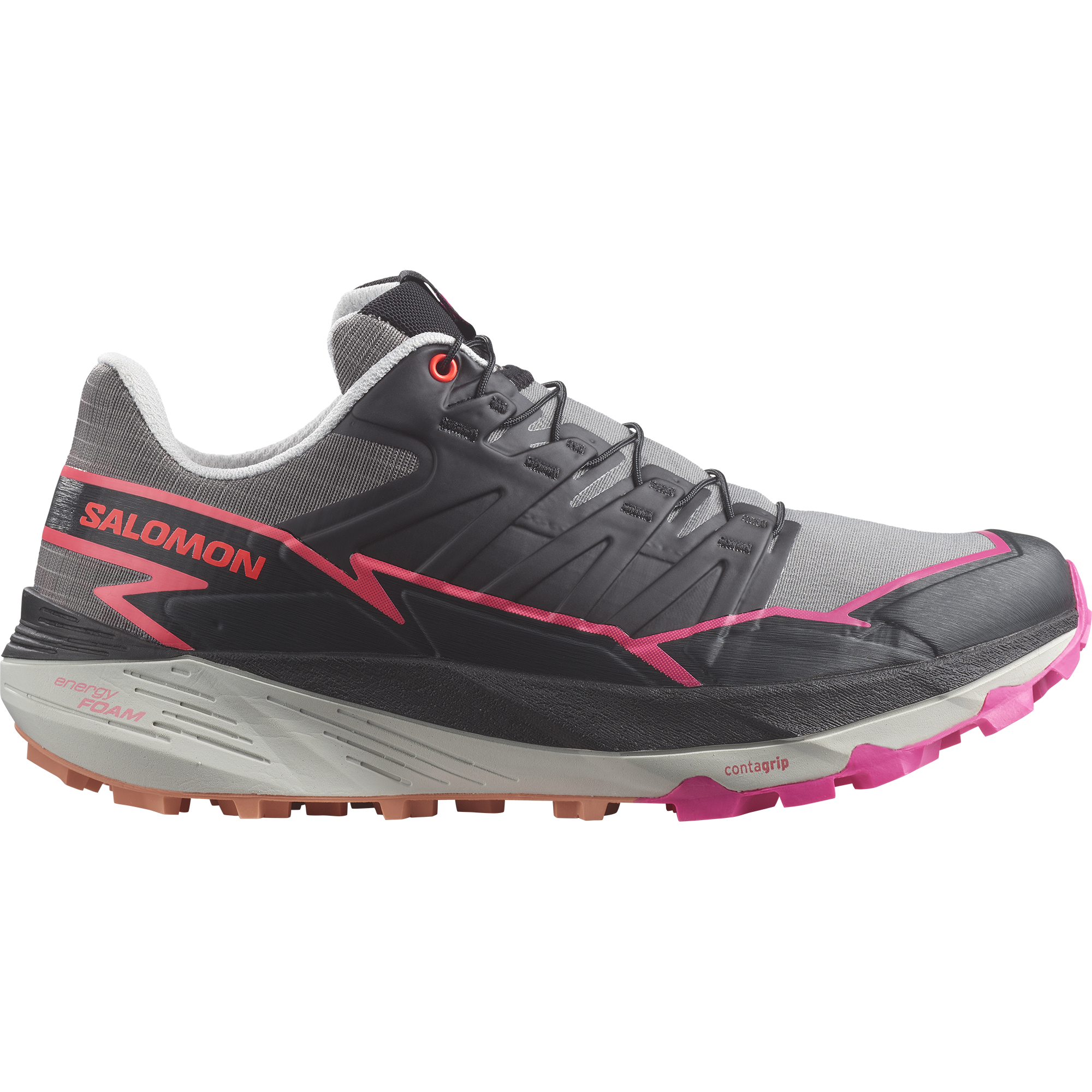 Women's Salomon Thundercross, Plum Kitten/Black/Pink Glo, 9 B Medium