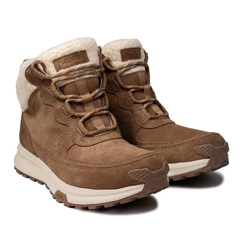 Women's KURU ATOM Lumi, Chestnut Brown/Buff