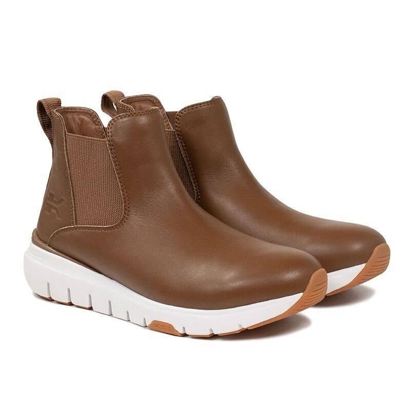 Women's KURU FLEX Astra, Chestnut Brown/White