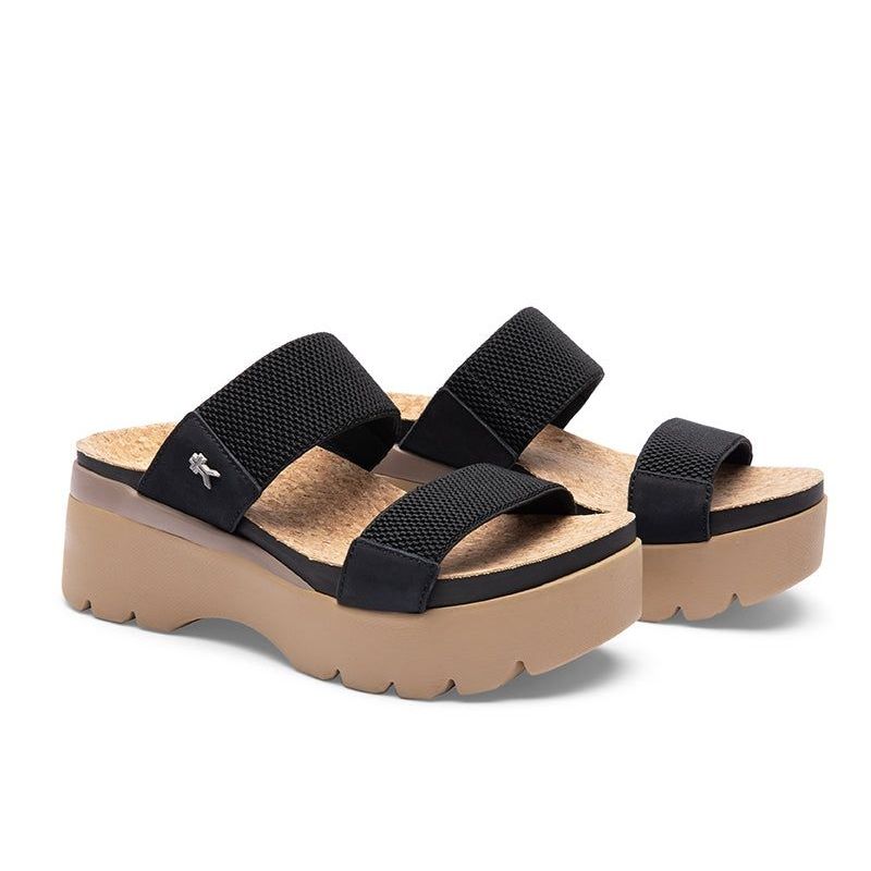 Women's KURU LOMA Tila, Jet Black/Sand