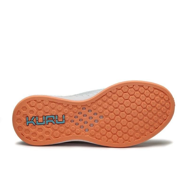 Women's KURU ATOM Slip-On, Bright White/Topaz Blue