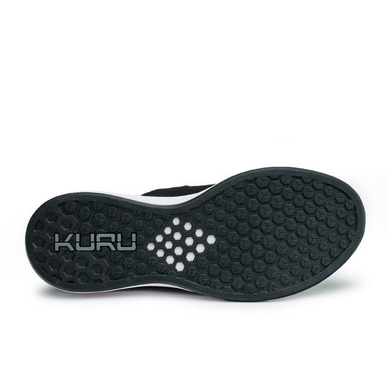 Men's KURU ATOM Slip-On, Jet Black/Slate Gray
