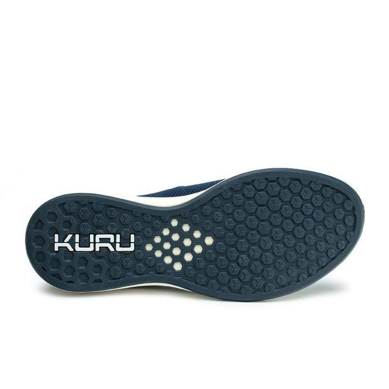 Men's KURU ATOM Slip-On, Midnight Blue/Mineral Blue