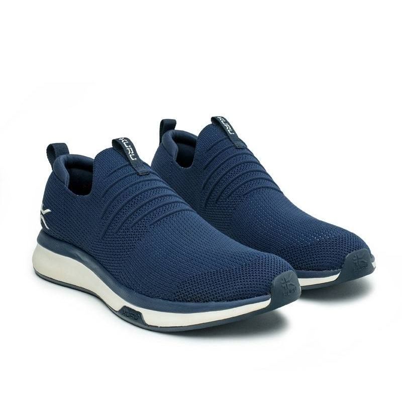 Men's KURU ATOM Slip-On, Midnight Blue/Mineral Blue