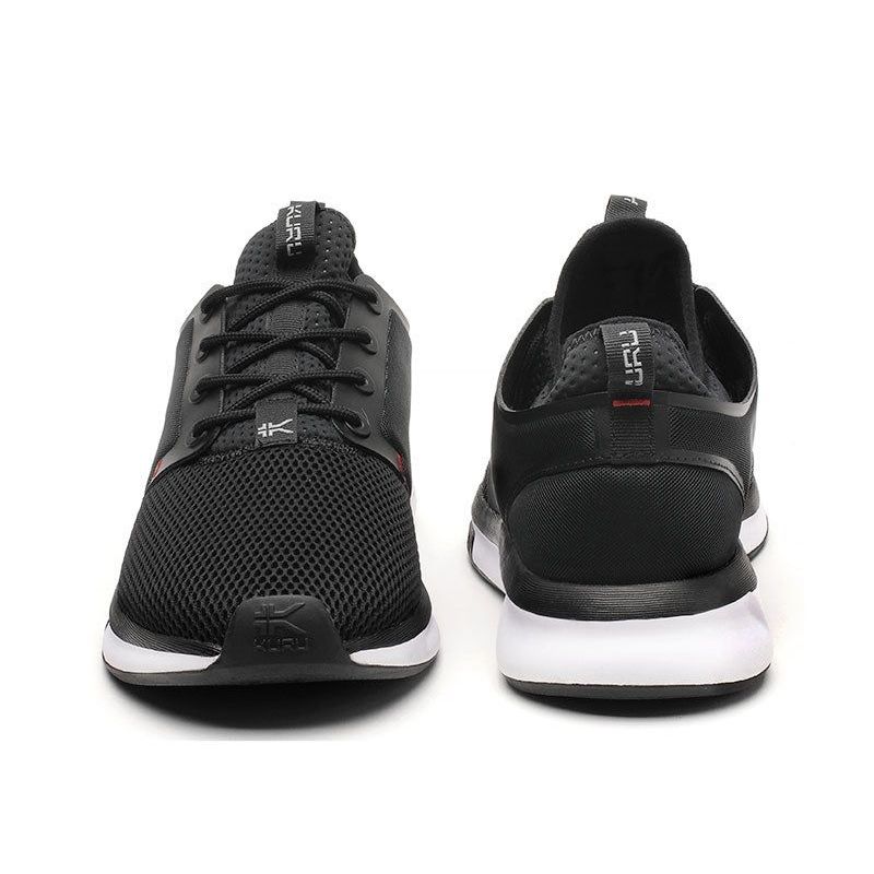 Men's KURU ATOM, Jet Black/White/Fire Red