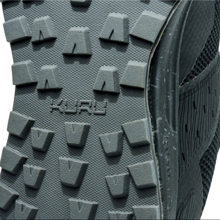 Men's KURU ATOM Trail, Jet Black/KURU Green