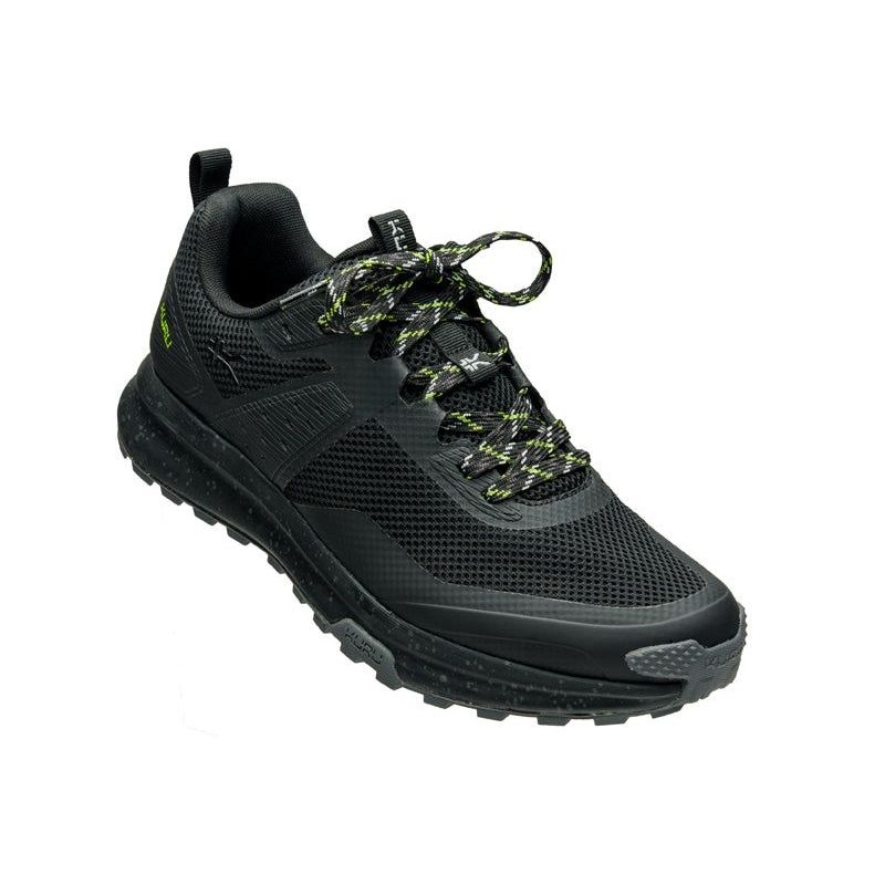 Men's KURU ATOM Trail, Jet Black/KURU Green
