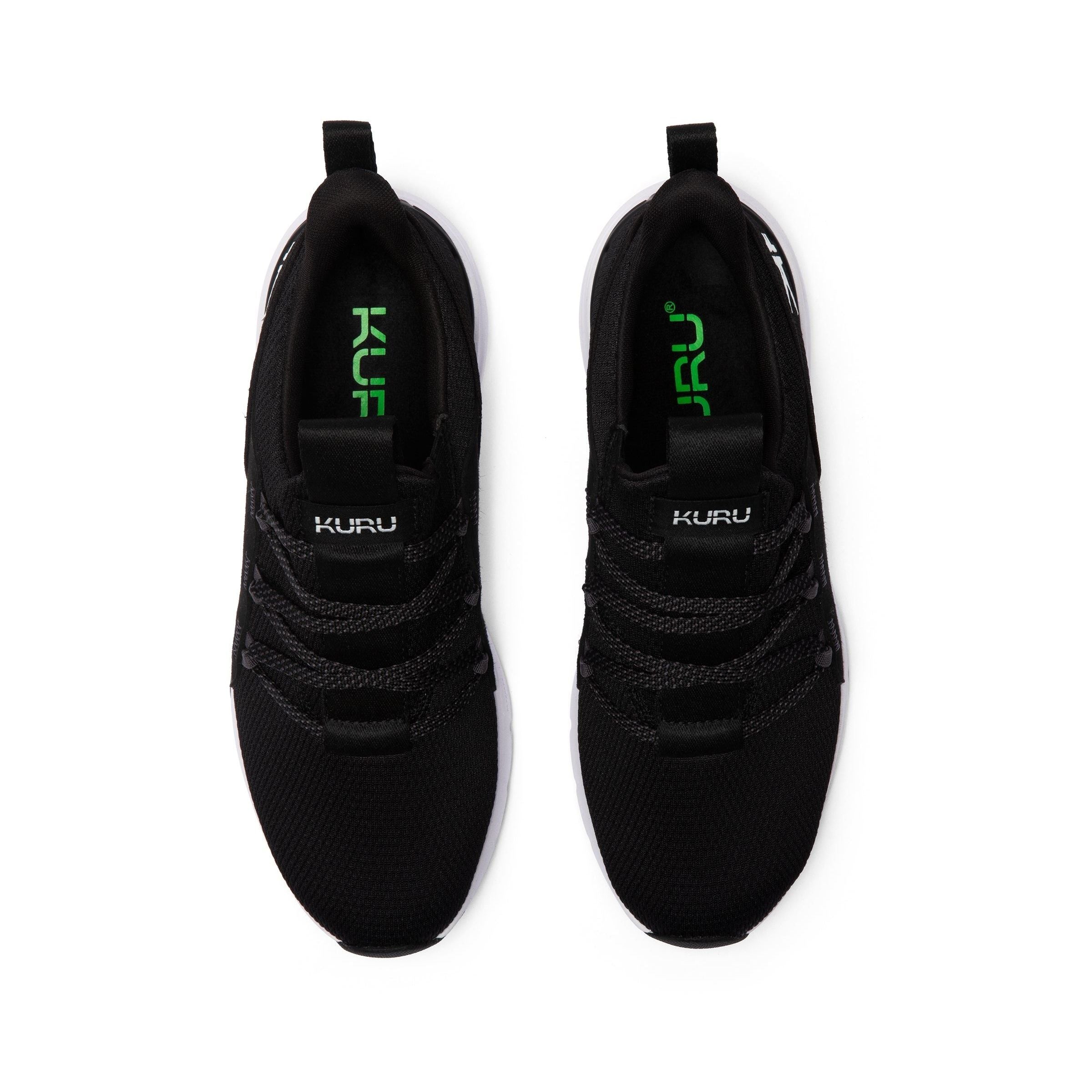 Men's KURU FLEX Slip-On, Jet Black/Bright