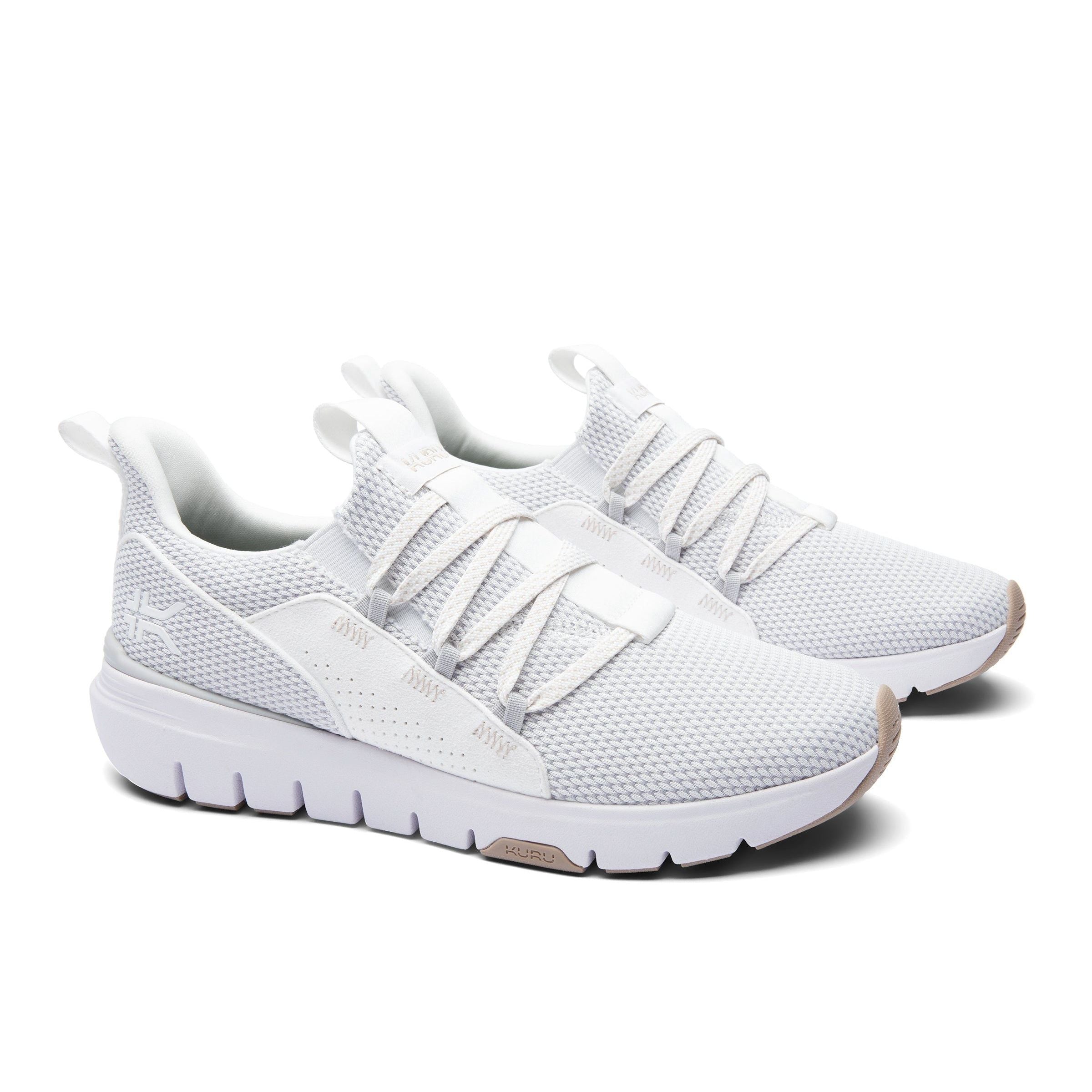 Men's KURU FLEX Slip-On, Bright White/Sand