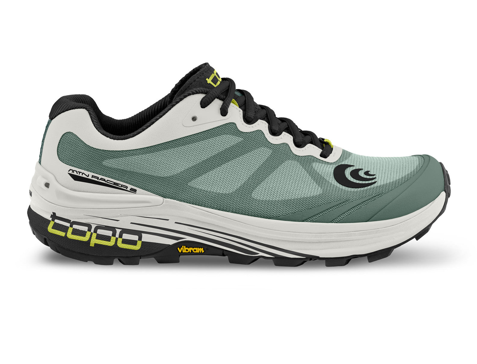 Men's Topo Athletic MTN Racer 2, Bone/Black, 12 D Medium