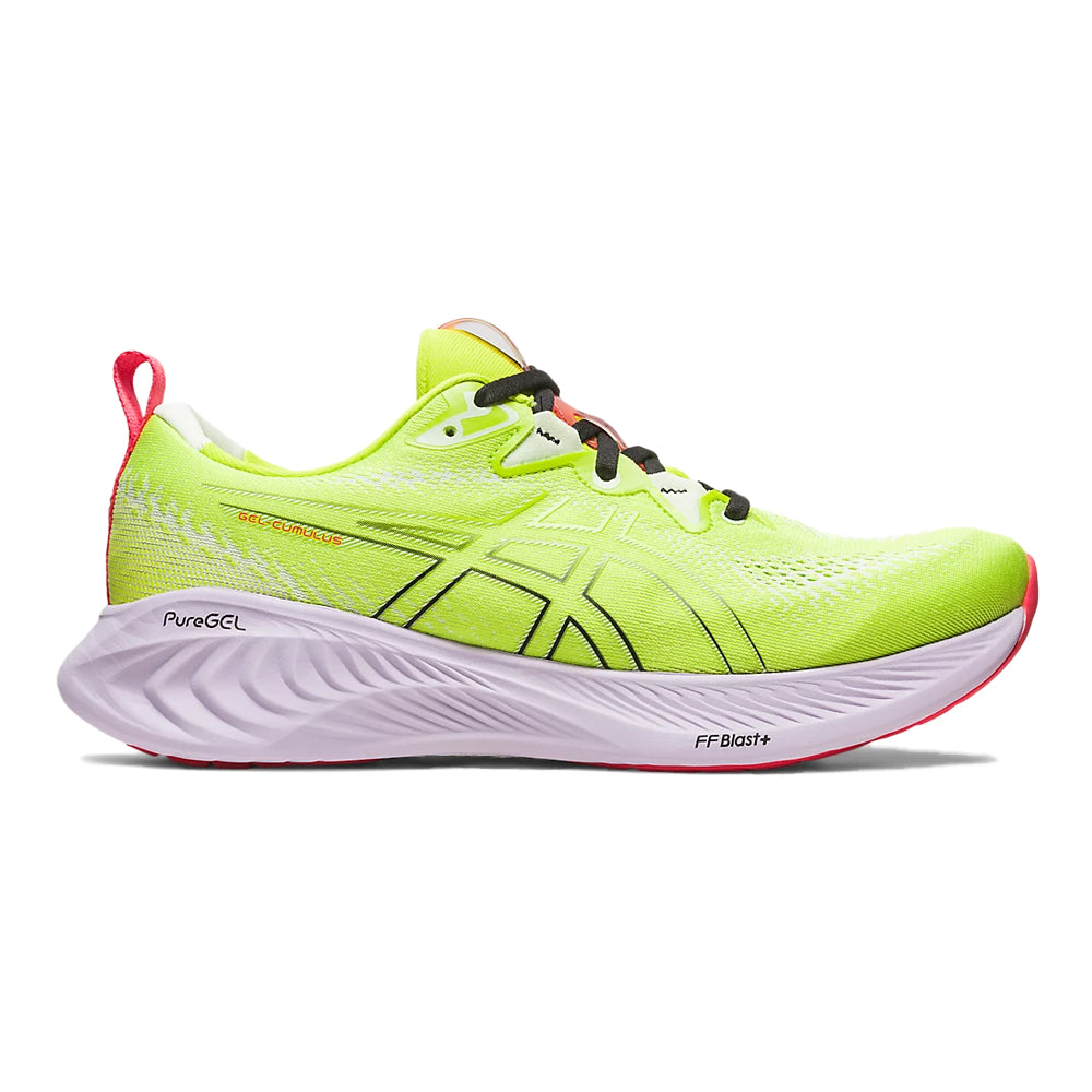 Men's Asics GEL-Cumulus 25, Lime Zest/Whisper Green, 12.5 D Medium