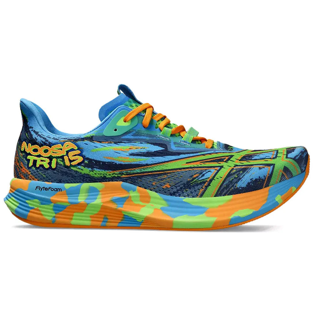 Men's Asics Noosa Tri 15, Waterscape/Electric Lime, 10.5 D Medium