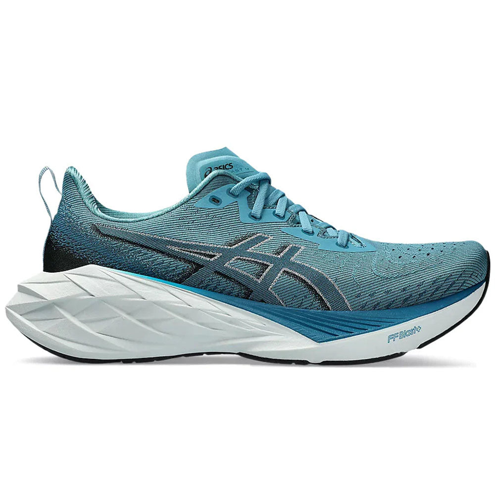 Men's Asics Novablast 4, Blue Teal/Evening Teal, 13 D Medium