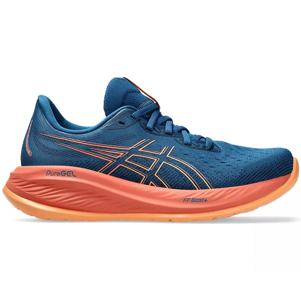 Women's Asics Gel-Cumulus 26, Rich Navy/Faded Orange, 7.5 B Medium