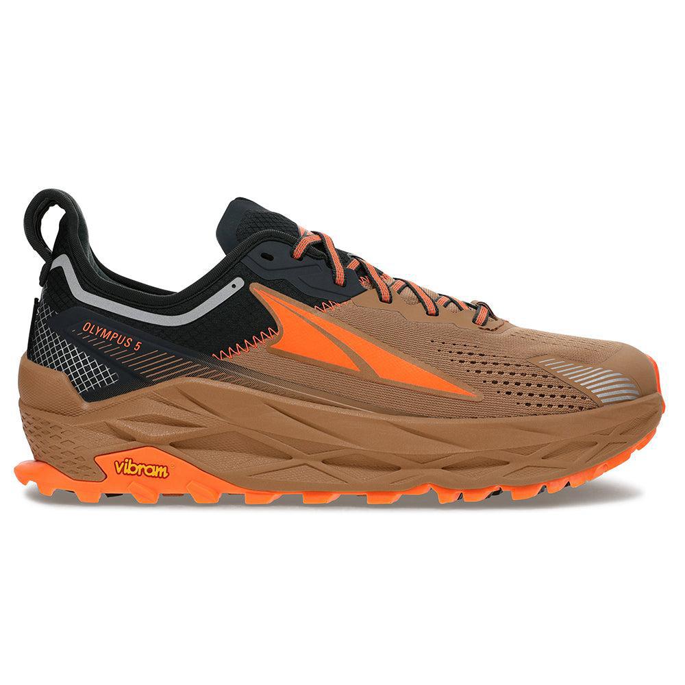 Men's Altra Olympus 5, Brown, 9.5 D Medium