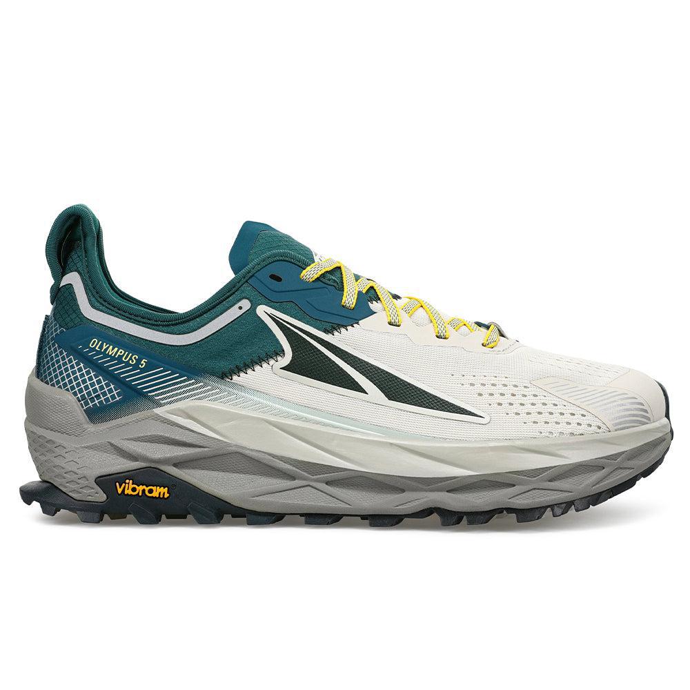 Men's Altra Olympus 5, Gray/Teal, 12.5 D Medium