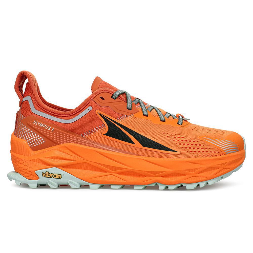 Men's Altra Olympus 5, Orange, 11 D Medium
