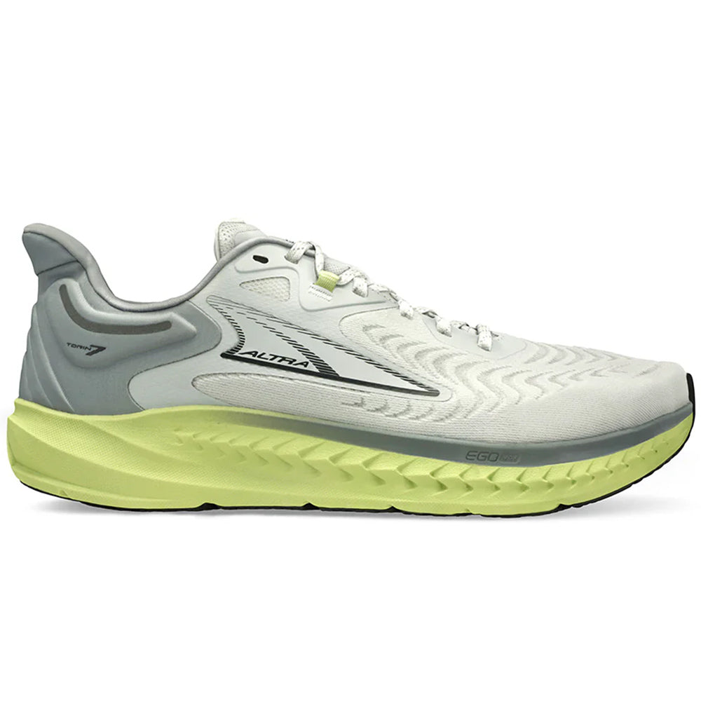 Men's Altra Torin 7, Gray/Green, 13 D Medium