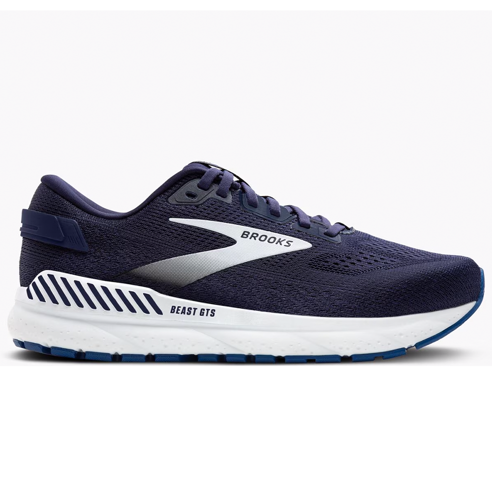 Men's Brooks Beast GTS 24, Peacoat/True Navy/White, 11.5 4E Extra Wide