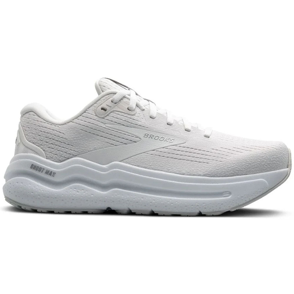 Men's Brooks Ghost Max 2, Bright White/Bright White, 11.5 2E Wide