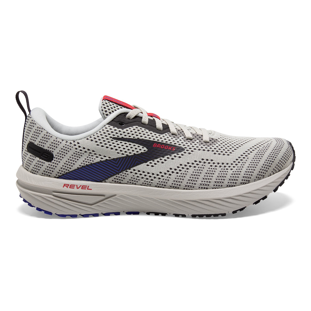 Men's Brooks Revel 6, Dawn Blue/Cayenne/Nine Iron, 15 D Medium
