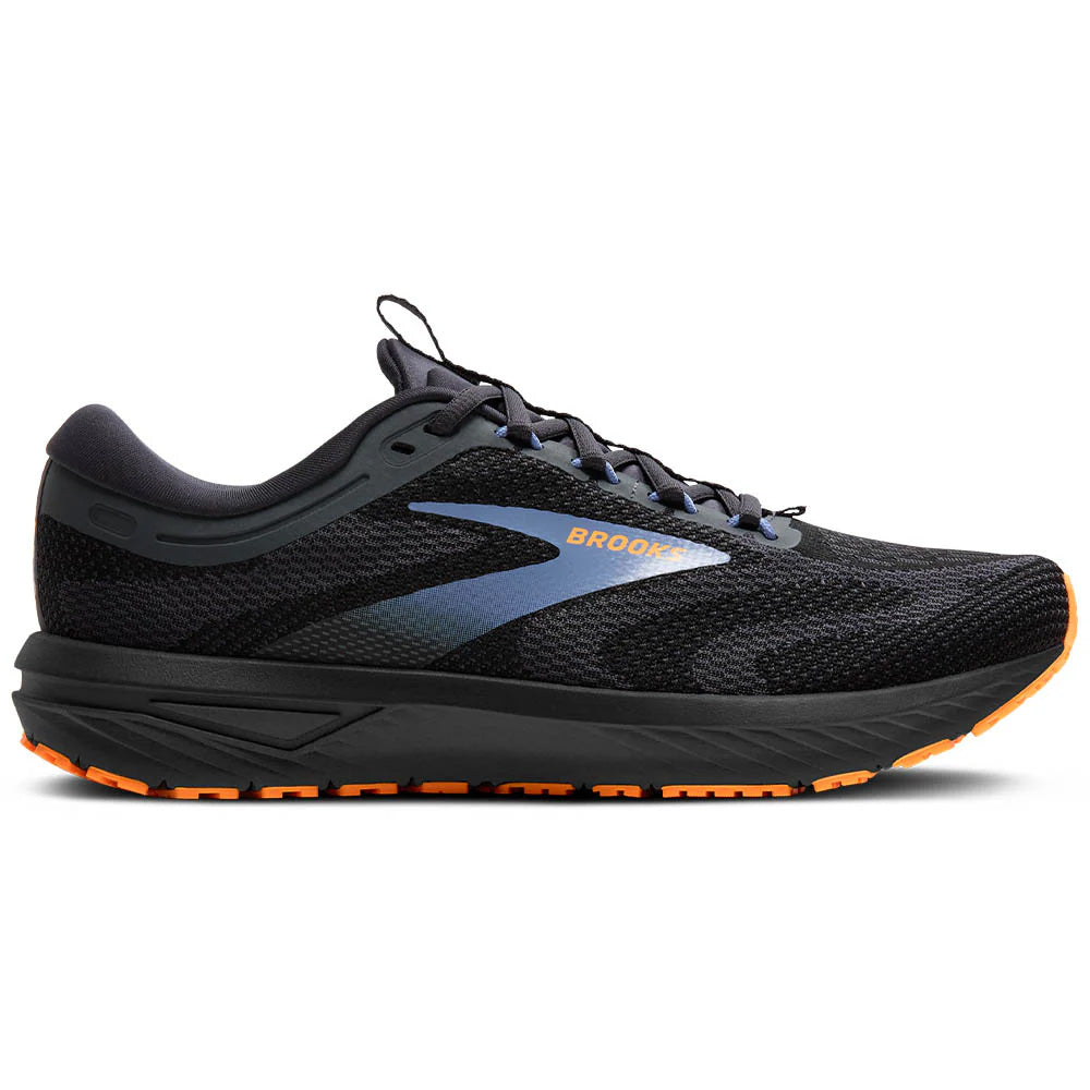 13 D Medium, Men's Brooks Revel 7, Brooks Neuro 2, Black/Country