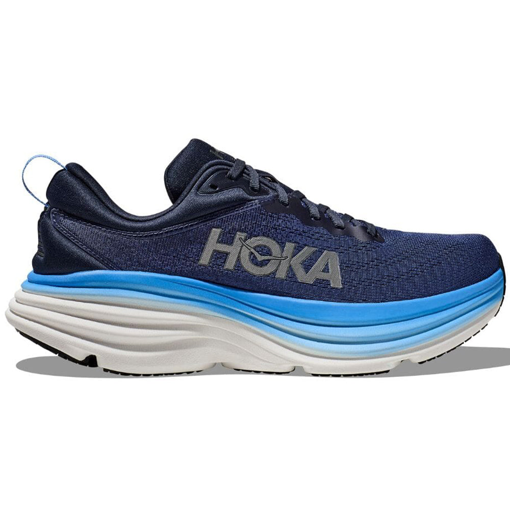 Men's Hoka Bondi 8, Outer Space/All Aboard, 10 2E Wide