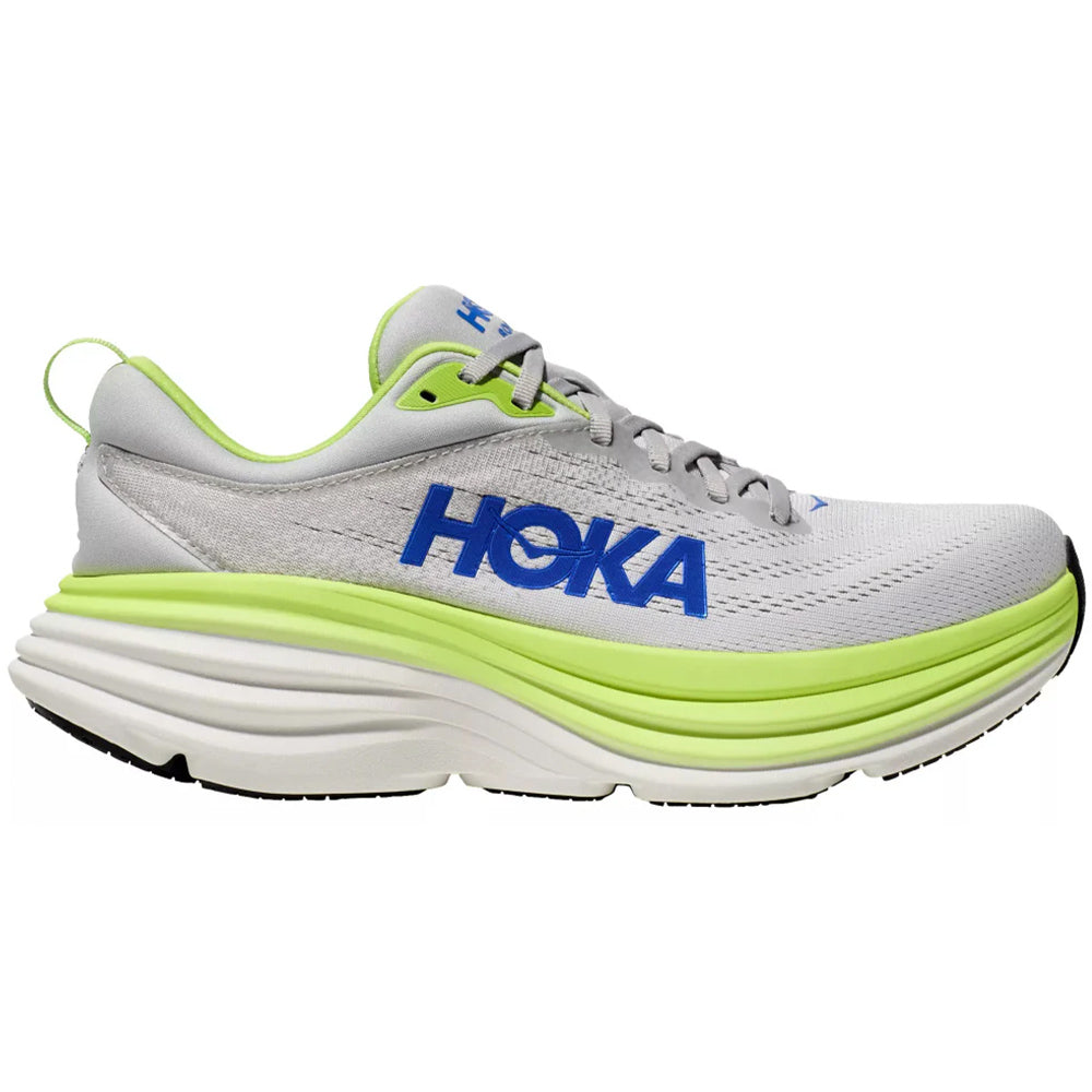 Men's Hoka Bondi 8, Stardust/Lettuce, 11 D Medium