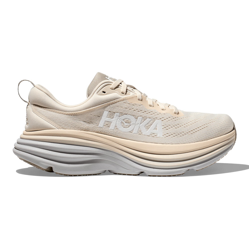 Men's Hoka Bondi 8, Oat Milk/Barley, 11 D Medium