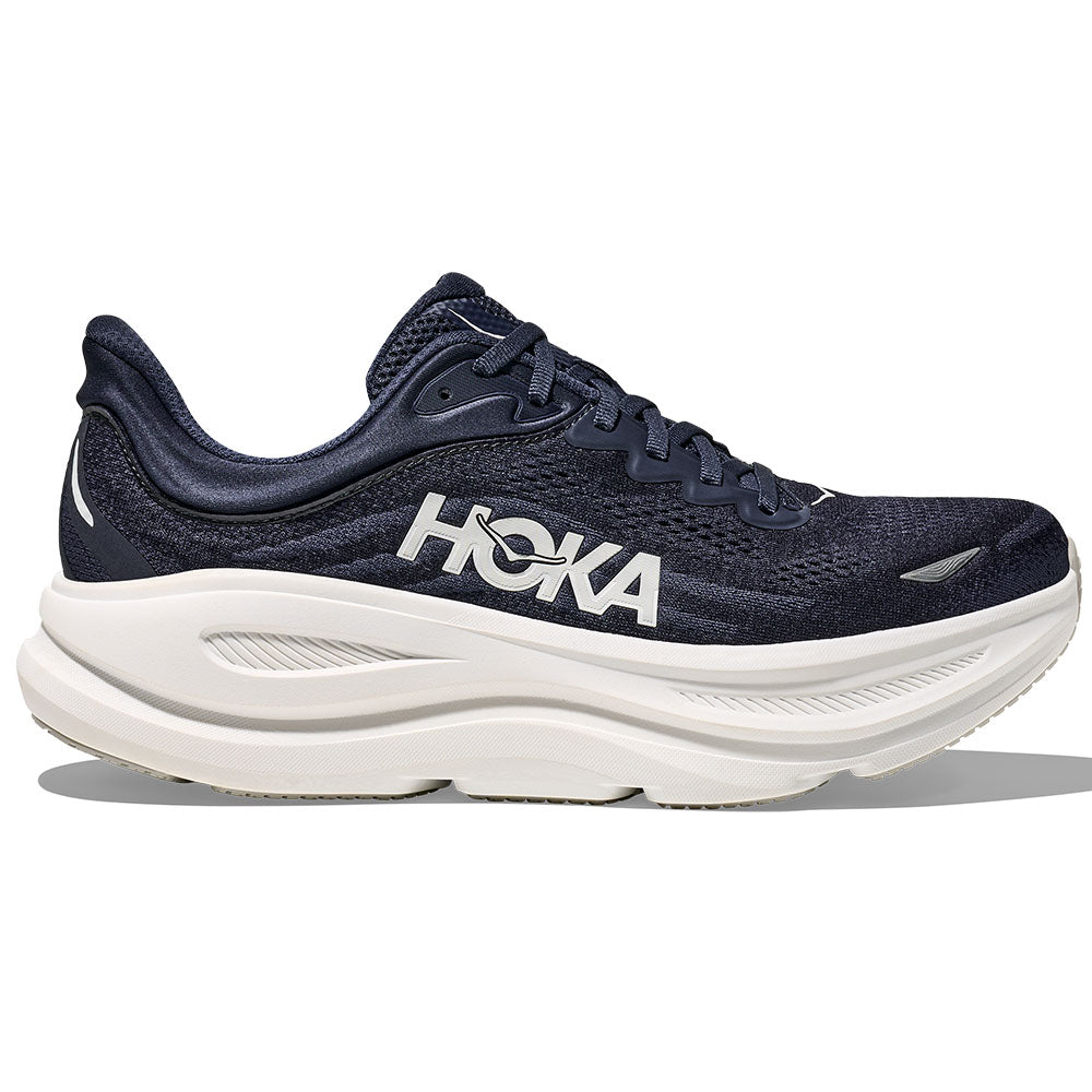 Men's Hoka Bondi 9, Varsity Navy/White, 11.5 D Medium