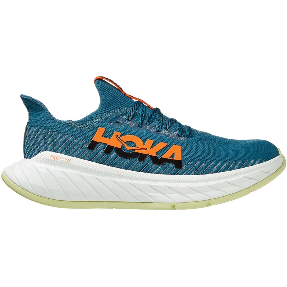 Men's Hoka Carbon X 3, Blue Coral/Black, 10.5 D Medium