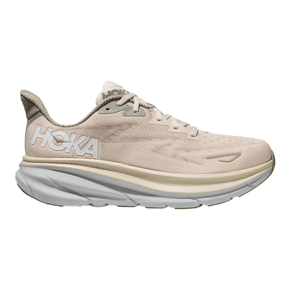 Men's Hoka Clifton 9, Oat Milk/Barley, 11.5 D Medium