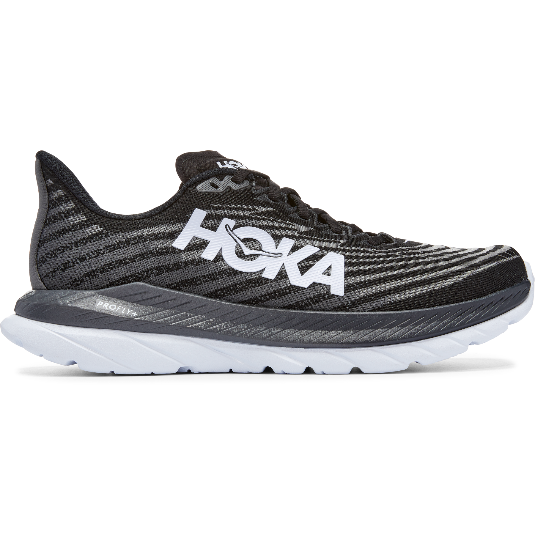 Men's Hoka Mach 5, Black/Castlerock, 11 2E Wide