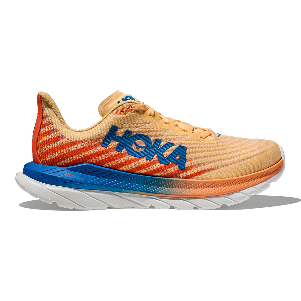 Men's Hoka Mach 5, Impala/Vibrant Orange, 11 D Medium