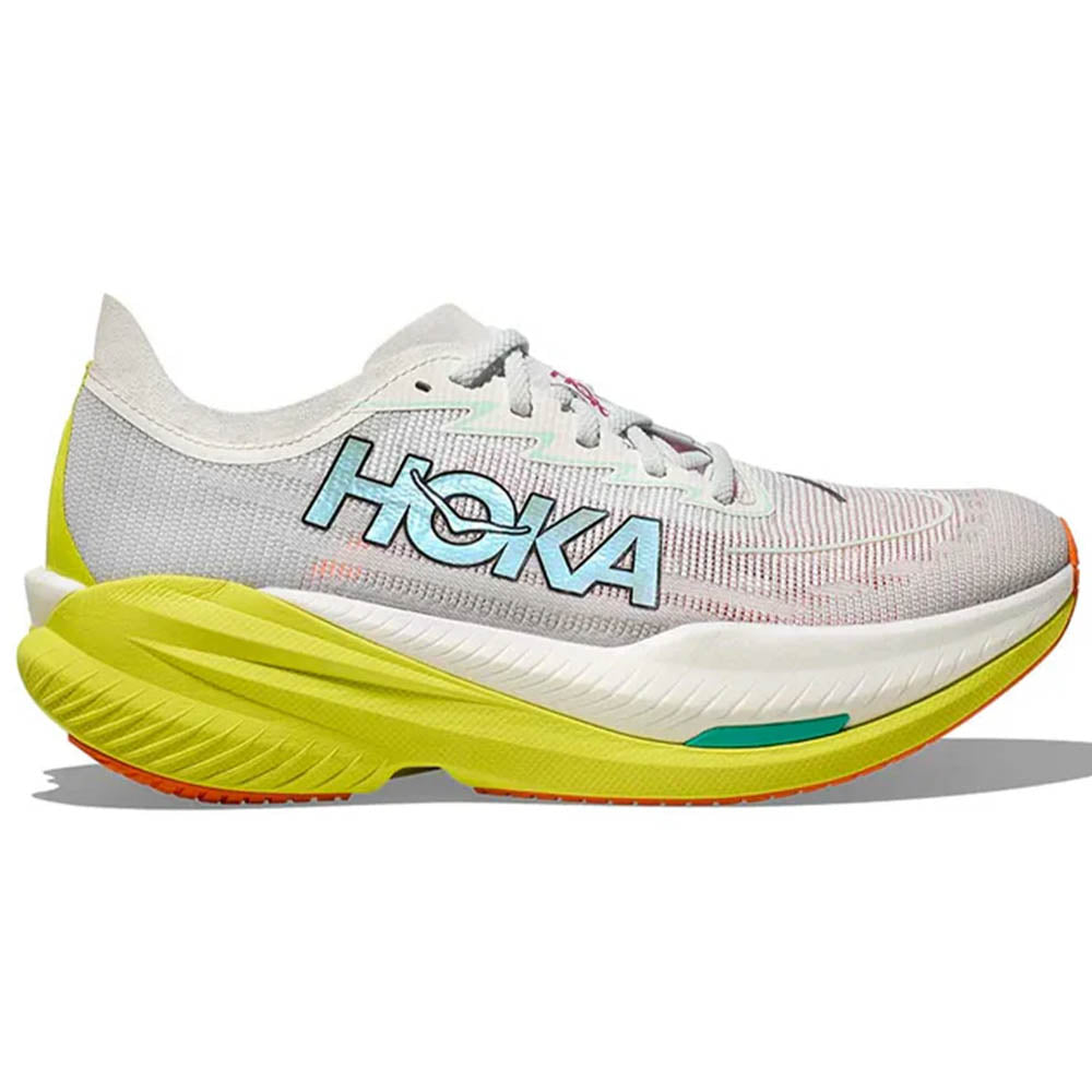 Men's Hoka Mach X 2, Frost/Citrus, 8.5 D Medium