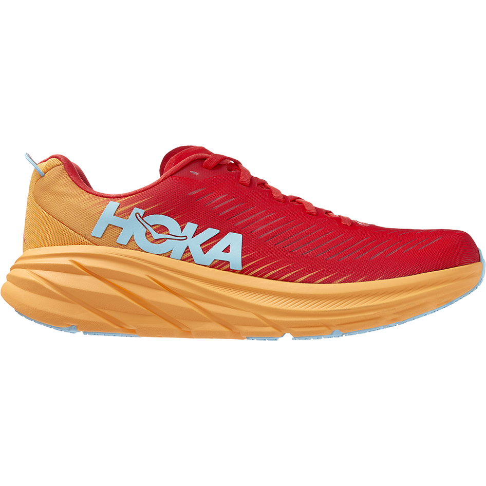 Men's Hoka Rincon 3, Fiesta/Amber Yellow, 12.5 D Medium