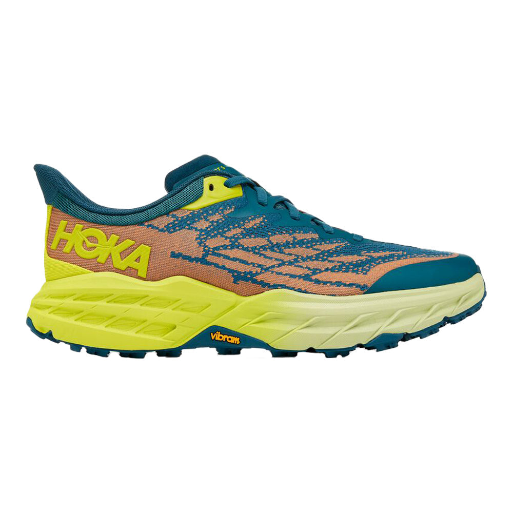 Men's Hoka Speedgoat 5, Blue Coral/Evening Primrose, 11.5 D Medium