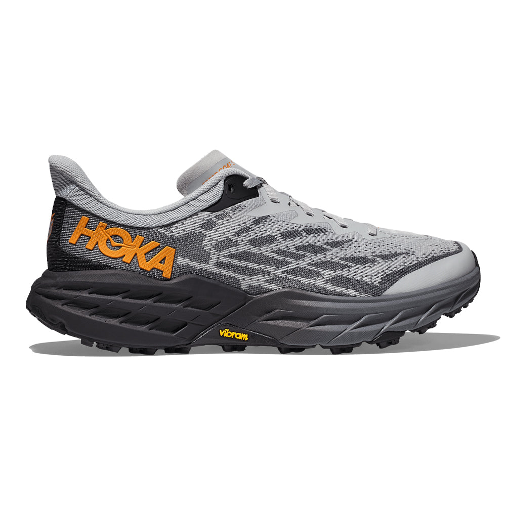 Men's Hoka Speedgoat 5, Harbor Mist/Black, 7 D Medium