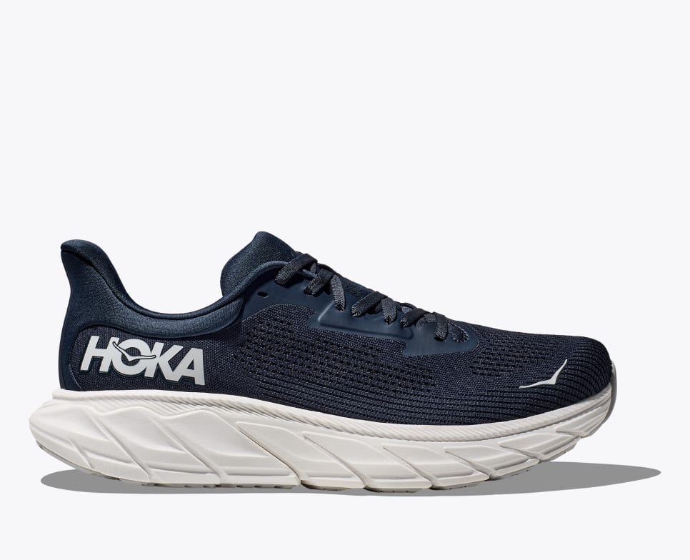 Men's Hoka Arahi 7, Outer Space/White, 10.5 D Medium