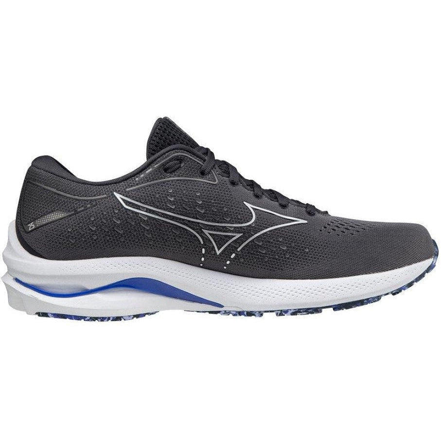 Men's Mizuno Wave Rider 25, Obsidian, 12 D Medium