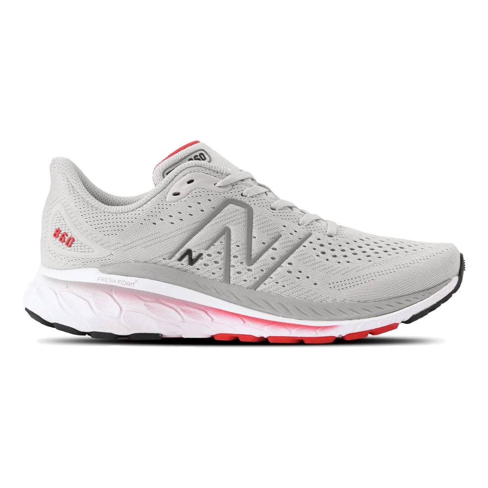 Men's New Balance Fresh Foam X 860v13, Light Aluminum, 12.5 2E Wide