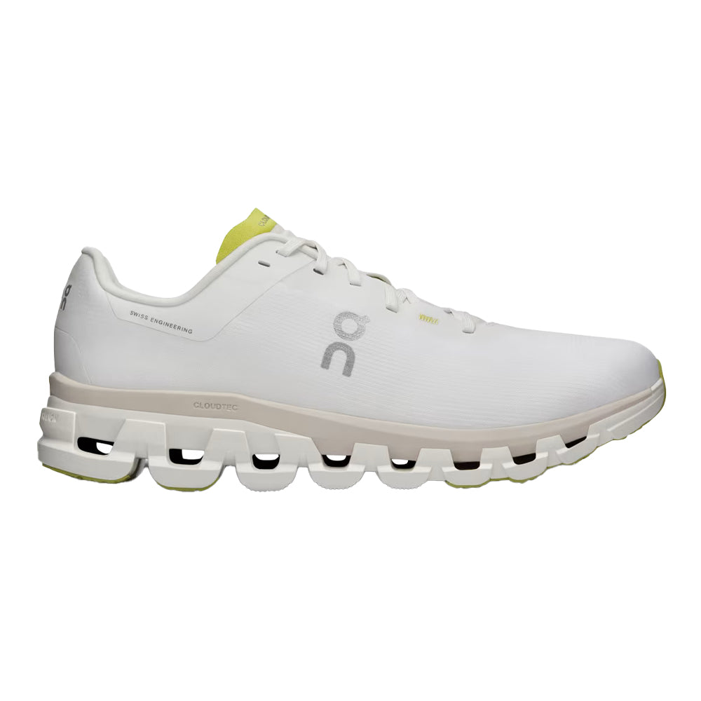 Men's On Cloudflow 4, White/Sand, 11.5 D Medium