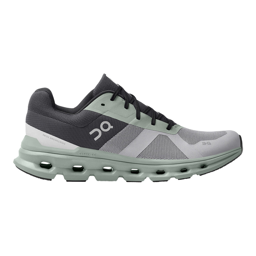 Men's On Cloudrunner, Alloy/Moss, 12.5 D Medium